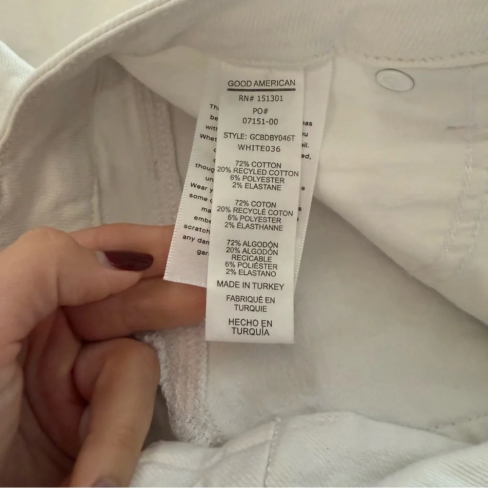 Good American White Denim Flares - Picture 5 of 11